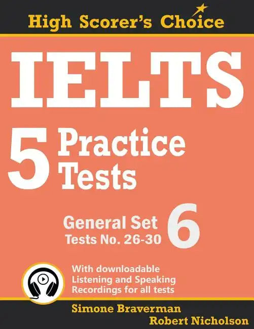 IELTS 5 Practice Tests, General Set 6: Tests No. 26-30 - Paperback