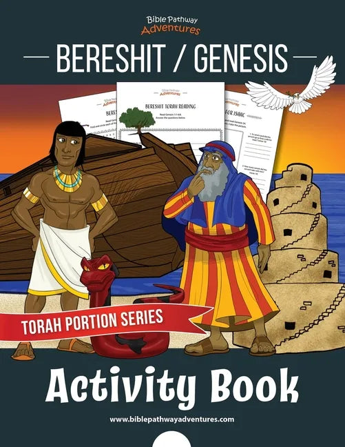 Bereshit / Genesis Activity Book: Torah Portions for Kids - Paperback