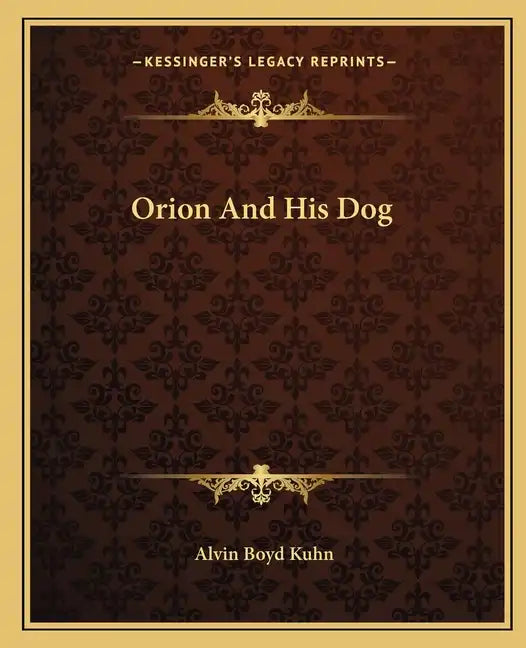 Orion and His Dog - Paperback