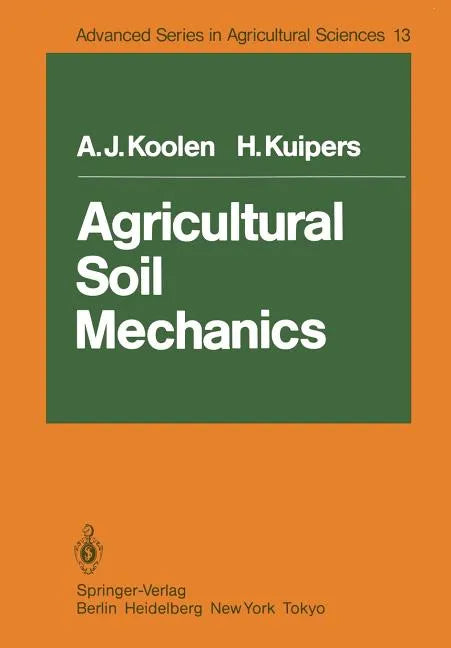 Agricultural Soil Mechanics - Paperback