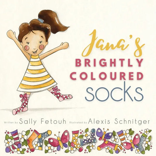 Jana's Brightly Coloured Socks - Paperback