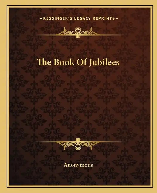 The Book Of Jubilees - Paperback