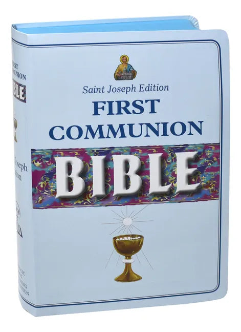 New Catholic Bible -- Med. Print Dura Lux (Boys Communion) - Imitation Leather