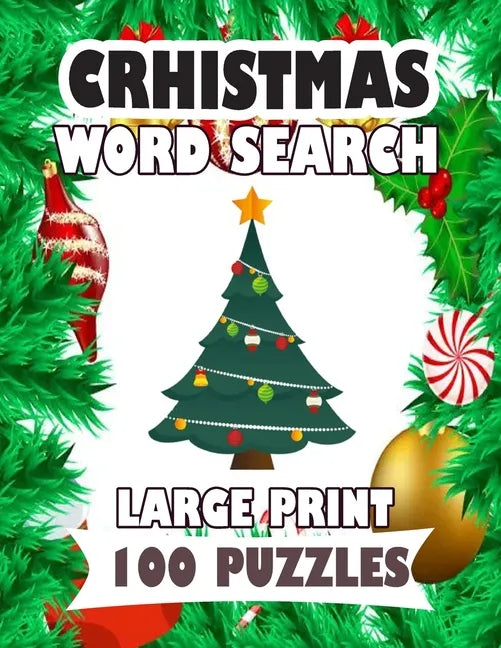 Christmas Word Search Large Print 100 Puzzles: Enjoy for adults and teens spend time searching words - Paperback
