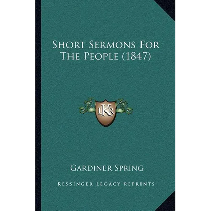 Short Sermons For The People (1847) - Paperback