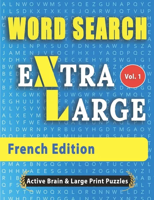 WORD SEARCH Extra Large - French Edition - Paperback