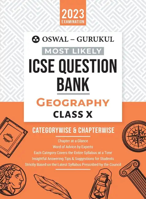 Oswal - Gurukul Geography Most Likely Question Bank: ICSE Class 10 For 2023 Exam - Paperback