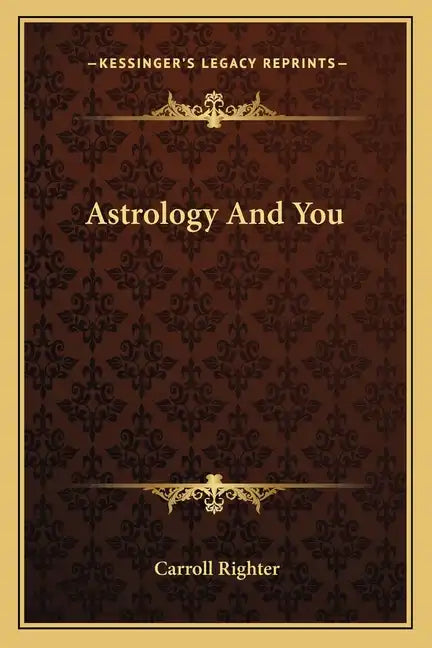 Astrology and You - Paperback