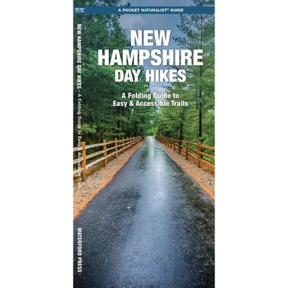 New Hampshire Day Hikes: A Folding Guide to Easy & Accessible Trails - Paperback