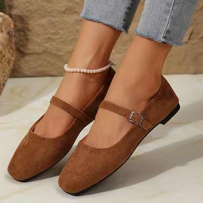 Women's Flat Vintage Mary Jane Pumps