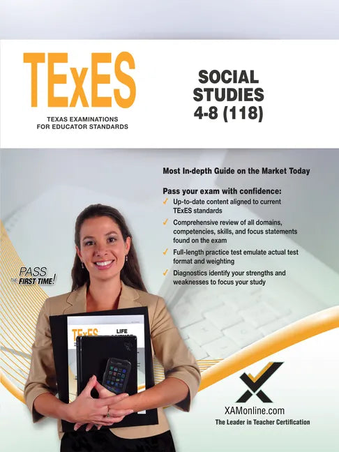 TExES Social Studies 4-8 (118) - Paperback
