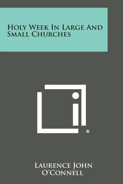 Holy Week in Large and Small Churches - Paperback