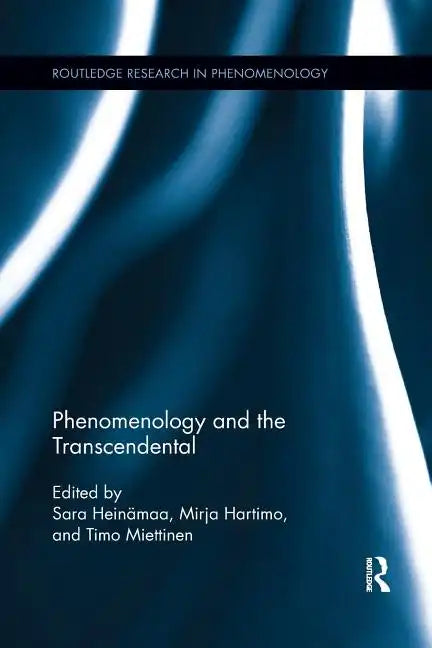 Phenomenology and the Transcendental - Paperback