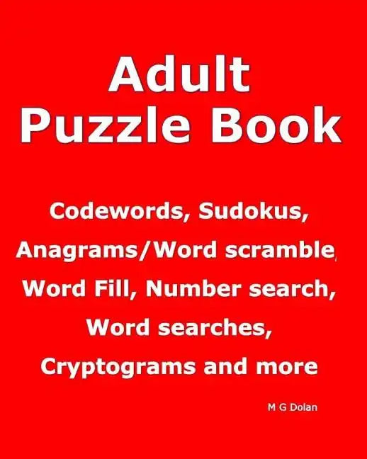 Adult Puzzle Book - Paperback