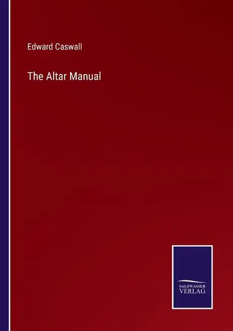 The Altar Manual - Paperback