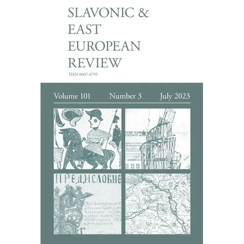 Slavonic & East European Review (101: 3) 2023 - Paperback
