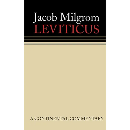 Leviticus: A Book of Ritual and Ethics: Continental Commentaries - Hardcover