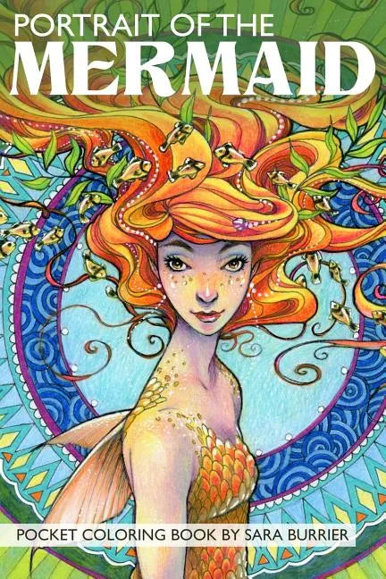 Portrait of the MERMAID Coloring Book - Paperback