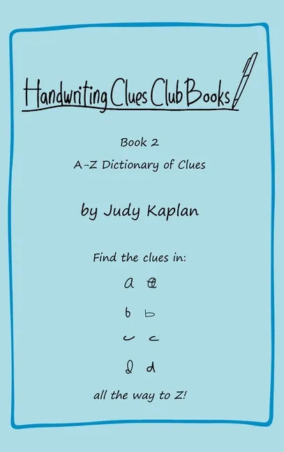 Handwriting Clues Club - Book 2: A-Z Dictionary of Clues - Hardcover