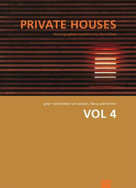 Gmp: Volumes Volume 4 Private Houses: Vol 4: Private Houses - Paperback