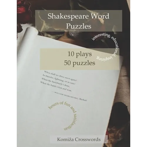 Shakespeare Word Puzzles - Paperback