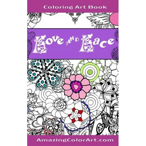 Love and Lace Coloring Art Book - Pocket Size: By Amazing Color Art - Paperback