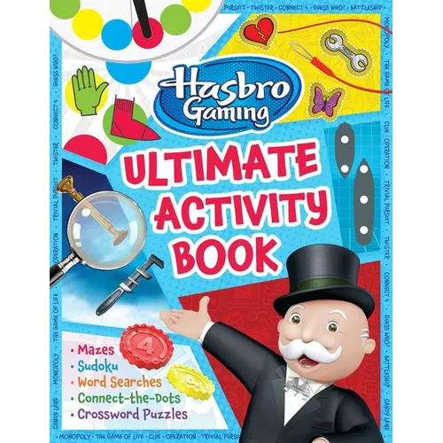 Hasbro Gaming Ultimate Activity Book: (Hasbro Board Games, Kid's Game Books, Kids 8-12, Word Games, Puzzles, Mazes) - Paperback