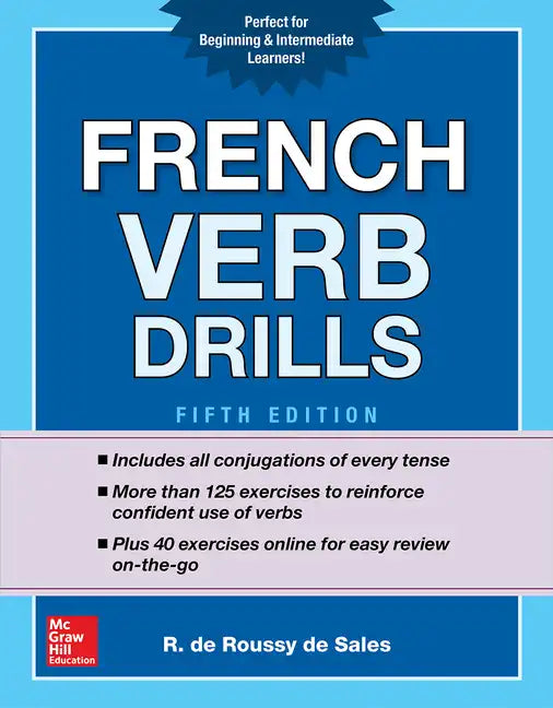 French Verb Drills, Fifth Edition - Paperback