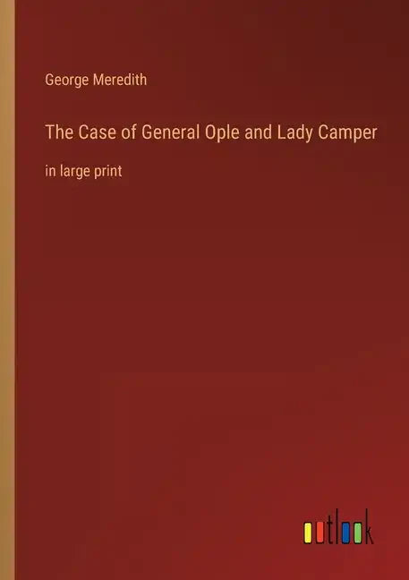 The Case of General Ople and Lady Camper: in large print - Paperback