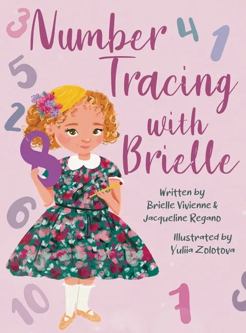 Number Tracing with Brielle - Hardcover