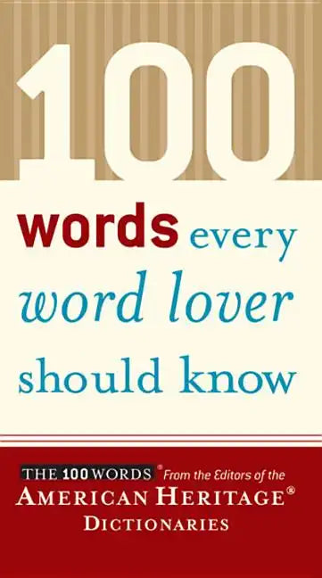 100 Words Every Word Lover Should Know - Paperback