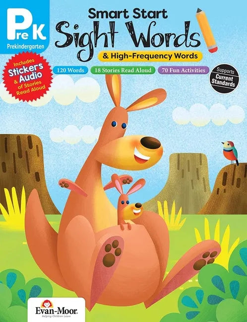 Smart Start: Sight Words & High-Frequency Words, Prek Workbook - Paperback