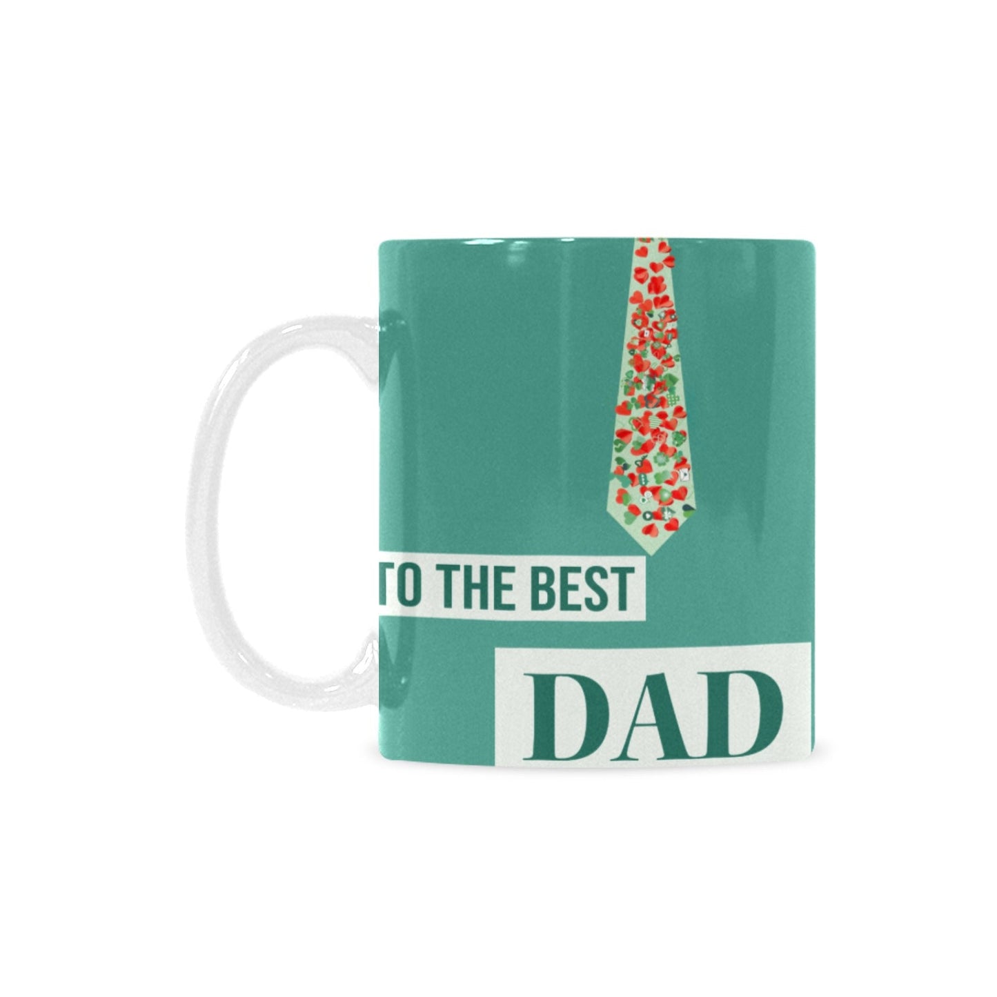 Best Dad Ever Polka Dots 11 oz Mug (Made in USA)