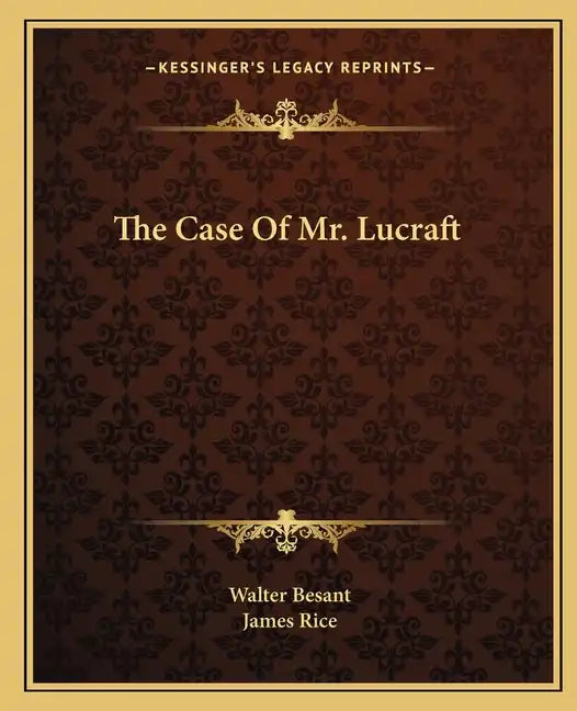 The Case of Mr. Lucraft - Paperback