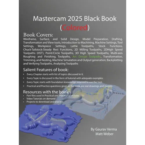 Mastercam 2025 Black Book: (Colored) - Hardcover