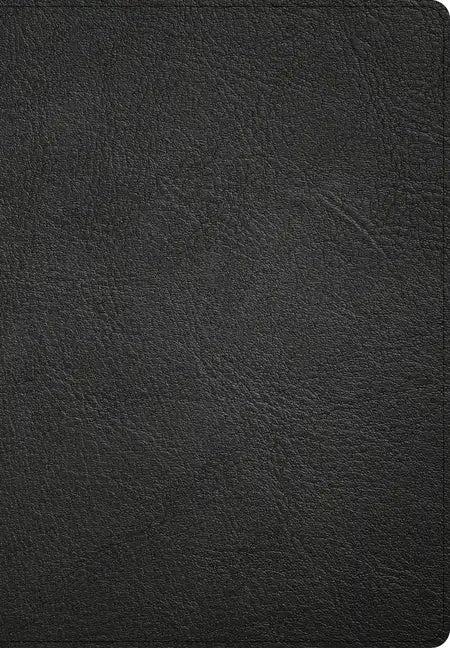 CSB Super Giant Print Reference Bible, Black Genuine Leather, Indexed - Imitation Leather