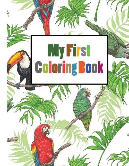 My First Coloring Book: Paint by Sticker Kids Zoo Animals - Paperback