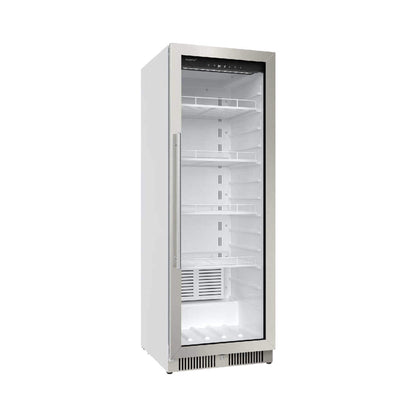 Edgestar 22-Inch 10.1 Cubic Feet Commercial Beverage Merchandiser With Temperature Alarm and Reversible Door [VBM101SS] (SAK45983)