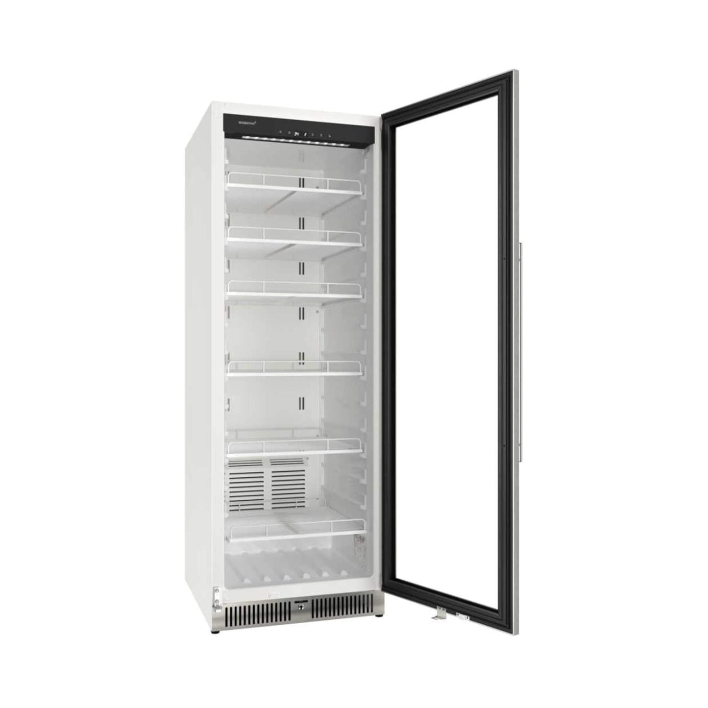 Edgestar 24-Inch 13.7 Cubic Feet Commercial Beverage Merchandiser With Temperature Alarm And Reversible Door [VBM131SS] (SAK62395)