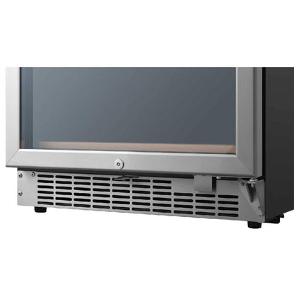 Edgestar 24-Inch Wide 131 Bottle Capacity Built-In Triple Zone Wine Cooler (SAK65891)