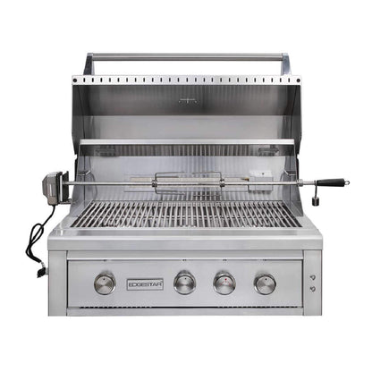 Edgestar 89K BTU 36-Inch Built-In Grill With Rotisserie And LED Lighting (SAK49230)