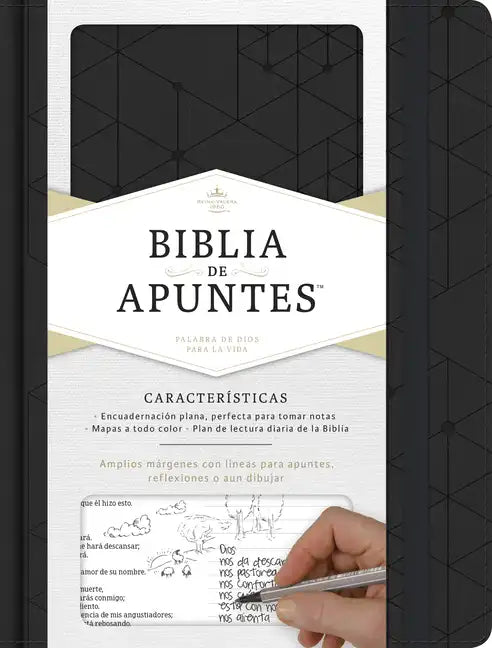 Rvr 1960 Biblia de Apuntes, Negro Símil Piel - Imitation Leather