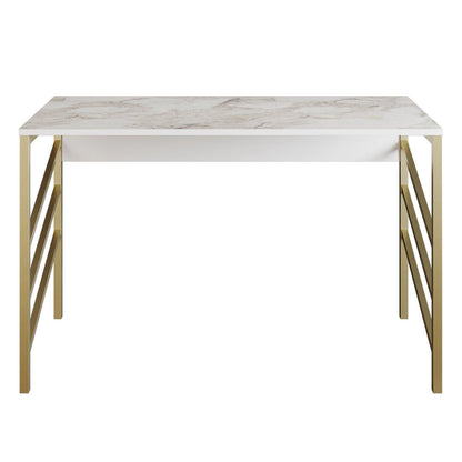Tuna 47" Wide Metal Manufactured Wood Computer Desk