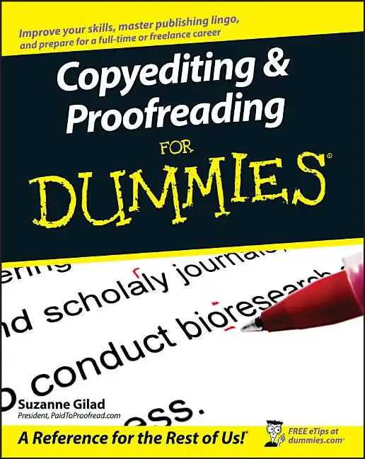 Copyediting and Proofreading for Dummies - Paperback
