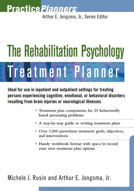 The Rehabilitation Psychology Treatment Planner - Paperback
