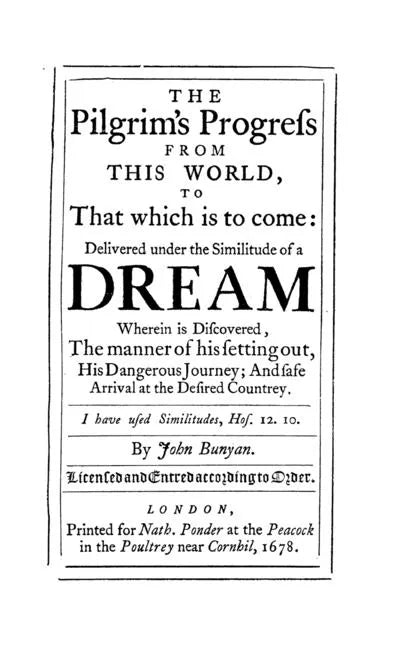 The Pilgrim's Progress from this World to that Which is to Come - Hardcover