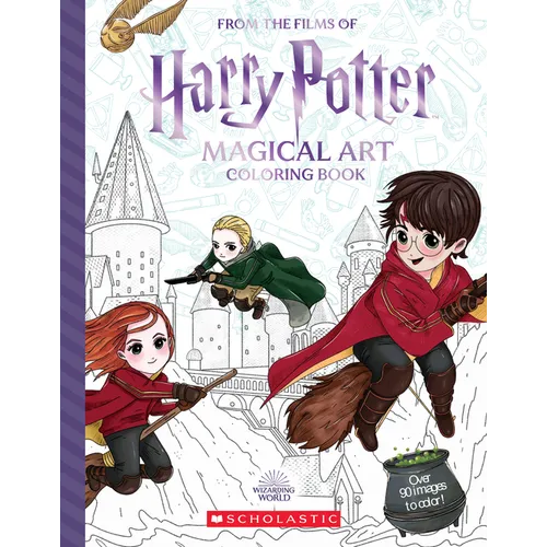 Magical Art Coloring Book (Harry Potter) - Paperback