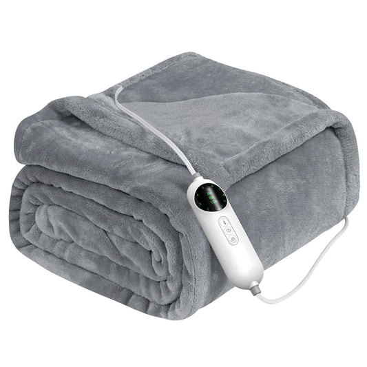 Electric Heated Throw Flannel Heated Blanket