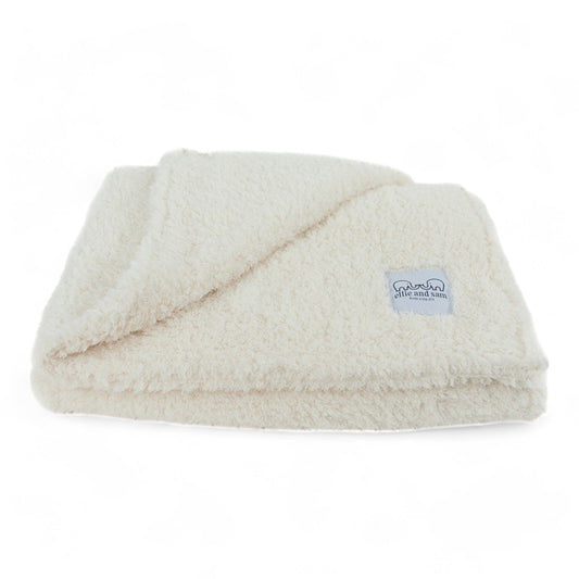 Classic Chenille Baby Blanket – Ivory