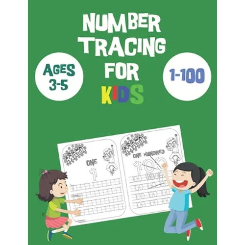 Number tracing books for kids ages 3-5 1-100: Number Tracing Book for Preschoolers and Kids Ages 3-5, Number tracing book, Number tracing book 1 to 10 - Paperback